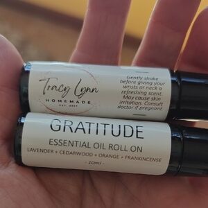 Gratitude Essential Oil Roll On lavender, cedarwood, orange, and Frankincense